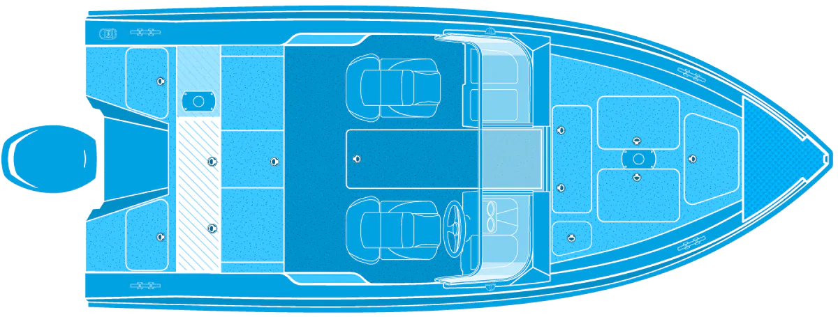 Großes Heckstaufach Regelmäßiger Ort für die Aufbewahrung eines High Top